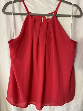 Women’s Monteau Los Angeles Coral High Neck Tank Top